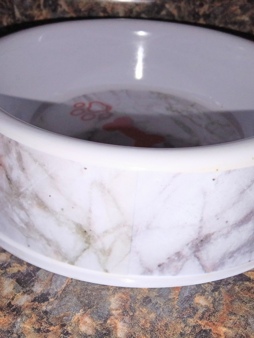 Pet Decorative Melamine Dog Water Food Bowl - Picture 2 of 4